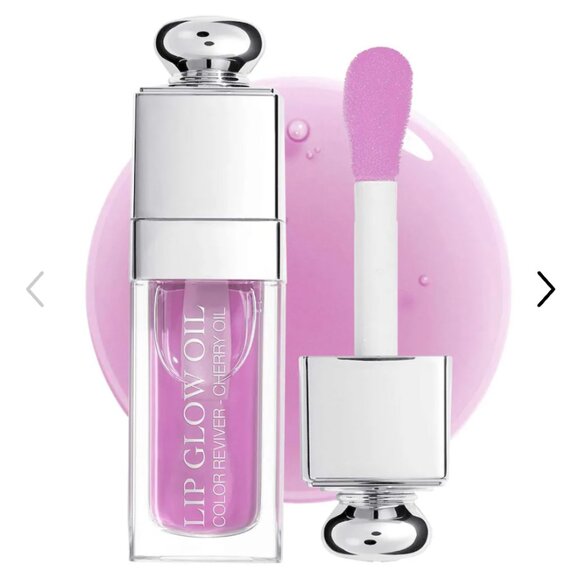 DIOR Lip Glow Oil Hydrating High-Shine Gloss in Pink Lilac - Picture 1 of 6